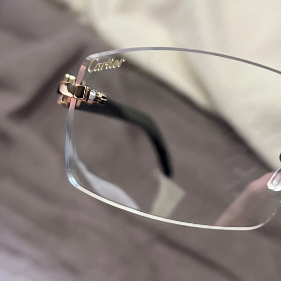 Cartier Other - Cartier glasses clear lens white horn frame (WILLING TO NEGOCIATE)